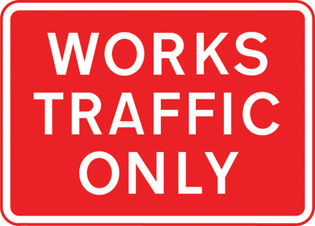 Works traffic only