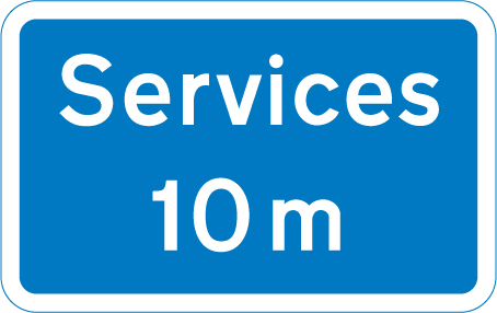 Motorway services ahead
