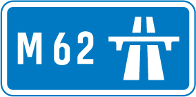 Start of motorway – motorway regulations apply