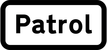 School crossing patrol plate (‘Patrol’)